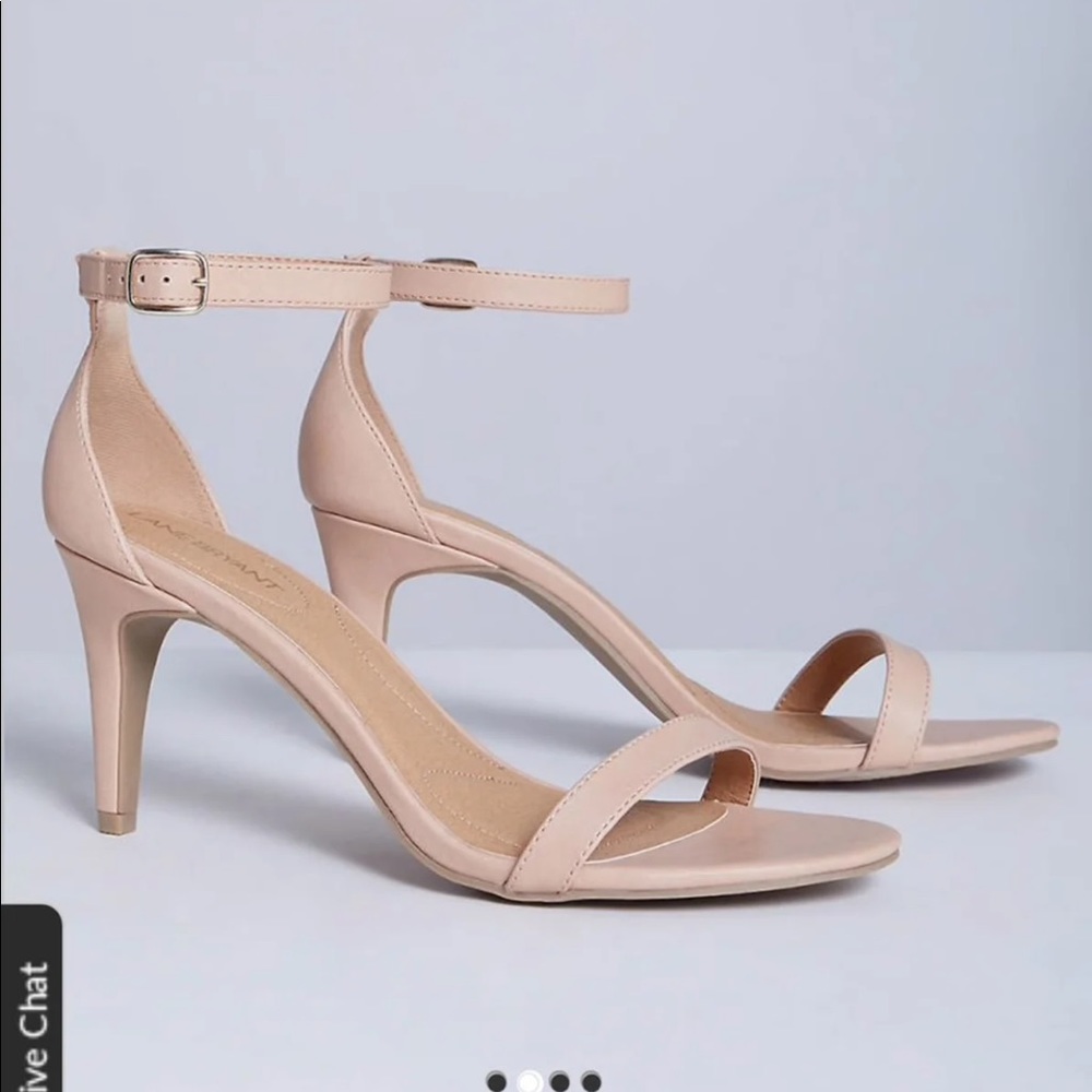 Lane Bryant tan stilettos